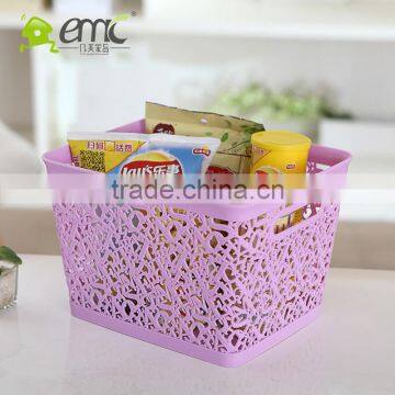 Emc Plastic Baskets, Plastic Rectangular Baskets With Handle photo-3