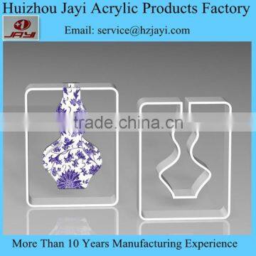 China manufacturer wholesale clear plexiglass flower vase