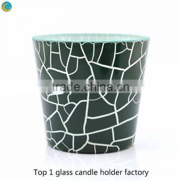 hot sale glass tall pillar candle holders