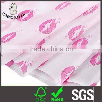 Nice tissue paper with pink logo gift wrap