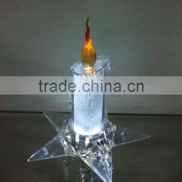 Acrylic Artificial Decoration LED Flameless Party Candle Light photo-2