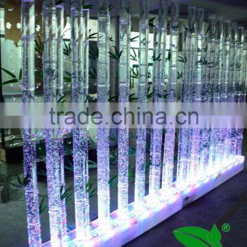Water Bubble Pillar Led Water Tube Bamboo Acrylic Tube photo-6
