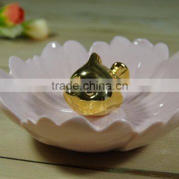 Promotional ceramic tray jewelry holder ring holder