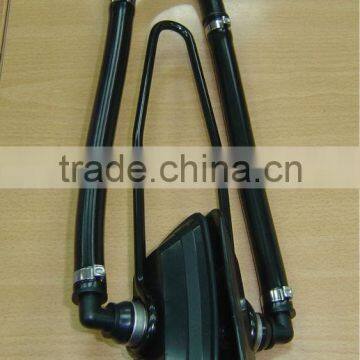Dual feed motor flusher