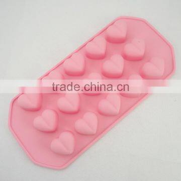 Bpa Free Silicone Rubber Ice Mold With 15 Cavity Love Heart Shape photo-3