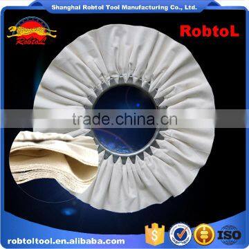 16" Cotton Cloth Buffing Wheel Airway Grinding Polishing Abrasive Fabric Disc Sisal Pad Stitched Biased Felt photo-6
