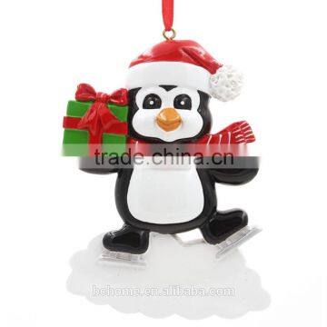 Personalized ornaments Penguin ,Santa Claus,Reindeer,Black Bear,Baby's First Christmas Designs for Christmas Tree Decoration