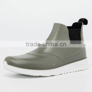 New Fashion Comfortable Waterproof Durable Lady Men Unisex PVC Plastic Rubber Ankle Rain Boot Wellington Boots photo-6