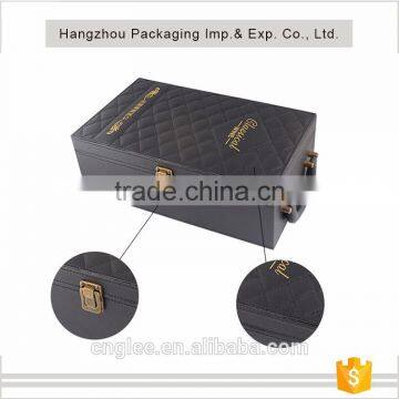 Eco-Friendly Top Quality Pu Leather Wine Gift Boxes Factory In China