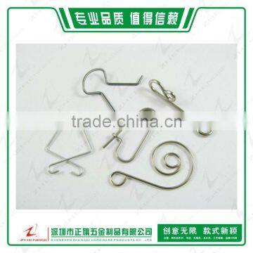 Stainless steel spring hook S hook metal hook for packaging accessories