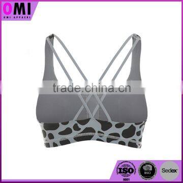 Custom Sublimation Hot Sexy Xxxx Shock Genie Absorber Sports Bra