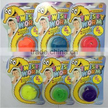 Magic Worm Twisty Plush Wiggle Stuffed Animals Close up Magic Trick Professional Magician Card Street Kids Toy Mentalism photo-3