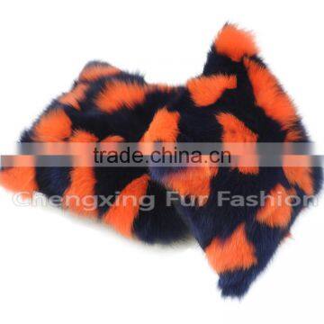 CX-D-33E Real Fox Fur Decorative Throw Pillow Case Plain Cushion Pillow Cover photo-3