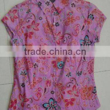 COTTON VOILE PRINTED SHIRT