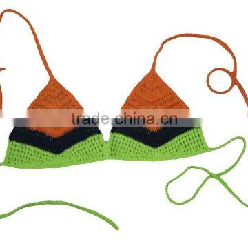 100% Cotton Summer Hot Extreme Sexy Yong Girl Bikini Crochet Beach Wear photo-4