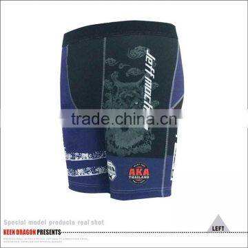 MMA Boxing Wear Elastic Tape Waist Custom Design Mens Vale Tudo Shorts photo-3