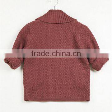 Spring Warm Knitting Sweater For Little Boys Children Thick Knitted Kimono With Button Front photo-4