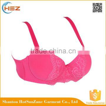 HSZ-58019 New Design Girls Sexy Lace Underwear Big Women Sex Bras Famous Bra Brands
