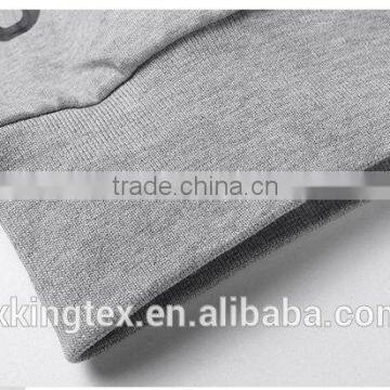 2018 Spring/Autumn Mens Fashion Hoodie Sleeve Contrast Two Pocket Cotton Gym Plain Long Sleeve Full Face Zip Hoodie Set photo-6