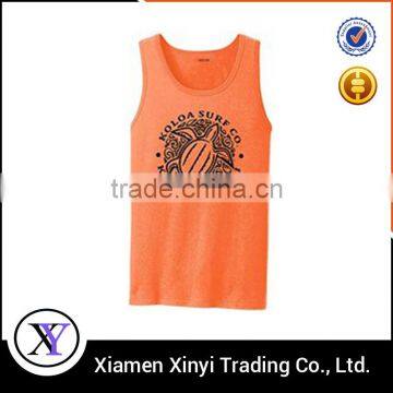 Custom mens screen print graphic tank top
