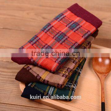 Korean Style Art Socks Autumn and Winter Fashion Black and White Hit Color Cotton Stripes/Plaid/Stars Sock photo-5