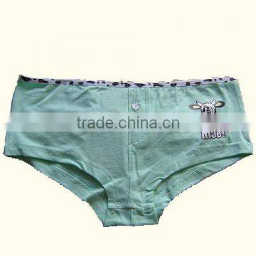 Embroidered Girls in Underwear