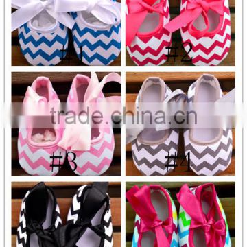 Baby shoes crib shoes chevron toddler shoes infant shoes