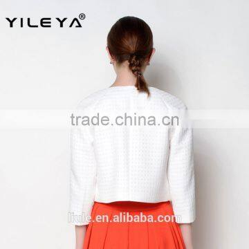 Latest Floral o Neck Designed Casual Trendy Ladies Suit Design Jackets photo-5