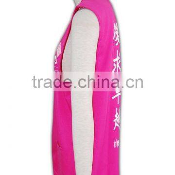 China Manufactory High Quality Vivid Color Unisex Tailored Front Open Vest photo-3