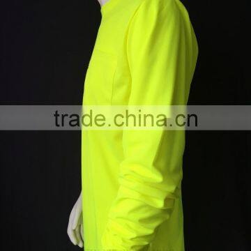 Men's ANSI hi Vis 100% Polyester Long Sleeve Reflective T-shirt
