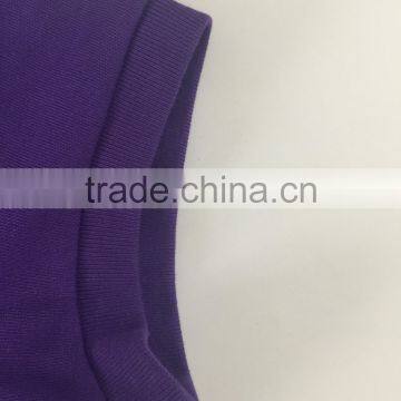 100% Cotton Girls School Uniform Purple Short Sleeve Polo Shirt