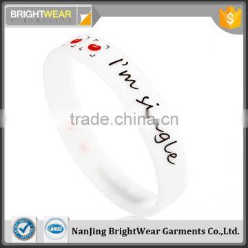 popular high quality custom printing silicone snap band