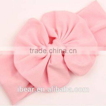 Dupioni Silk Baby Headband Kids Hair Accessories With Lace Rhinestone photo-3