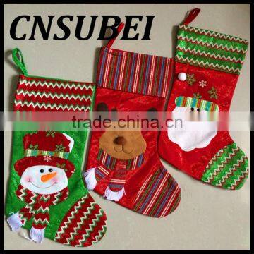 Wholesale personized embroidery christmas decorative socks