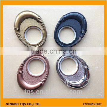 High Quality Oval Plastic Curtain Ring With Round Eyelets For Curtain