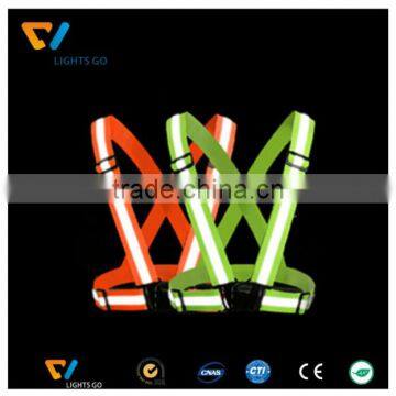 Reflective Adjustable Safety Security High Visibility Vest Gear Stripes Jacket