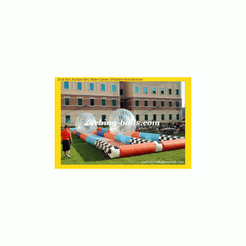 Zorb Track, Zorb Ball Race Track, Inflatable Zorb Track, Zorb Ball Racing