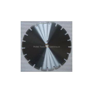 Laser welded slant protect teeth diamond blade