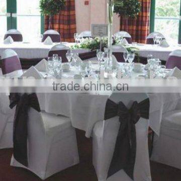 wedding polyester table cloth spandex lycra banquet chair cover