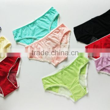 nice Cotton lace bow tie ladies panty