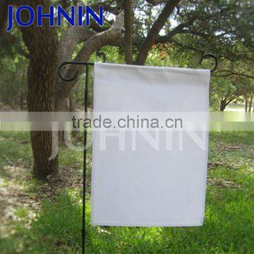 OEM 12x18 Inch 300D Or 400D Polyester Spring Yard Garden Flag White Blank Garden Flag