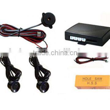 Car Parking Reverse Backup Radar 2 Sensors System With Buzzer Warning photo-2