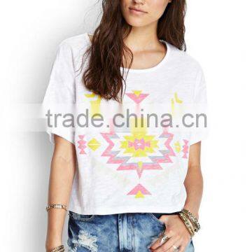 OEM production short sleeve white t-shirts wholesale custom uv color changing t-shirt