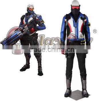 Game OW Soldier 76 Cosplay Costume Adult Men Costumes Halloween Carnival Cosplay Outfit Custom Made