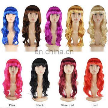 Women Sexy Long Curly Fancy Dress Wigs Cosplay Costume Ladies Full Wig FW2110