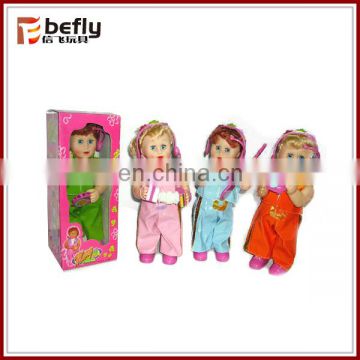 Hot sell funny b/o doll for children