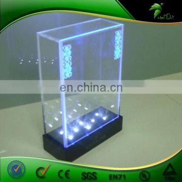 Custom Transparent Clear Acrylic Display Case,Small Acrylic Storage Box With LED