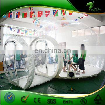 Outdoor Clear Inflatable Bubble Tent / PVC Camping Transparent Tent / Inflatable Lawn Bubble Lodge Tent For Sale photo-2