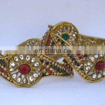INDIAN DESIGNER POLKI BANGLES BRACELETS KADA