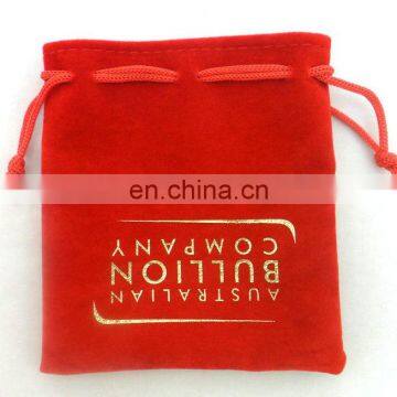 Factory OEM Small Velvet Drawstring Jewlery Pouch for Gift photo-5